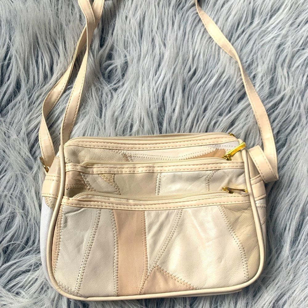 Super Cute and Soft‎ Patch Leather Bag